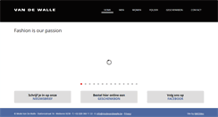Desktop Screenshot of modevandewalle.be